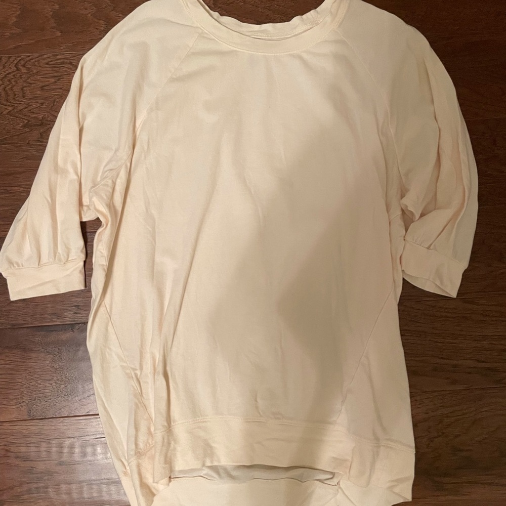 Yellow slouchy tunics